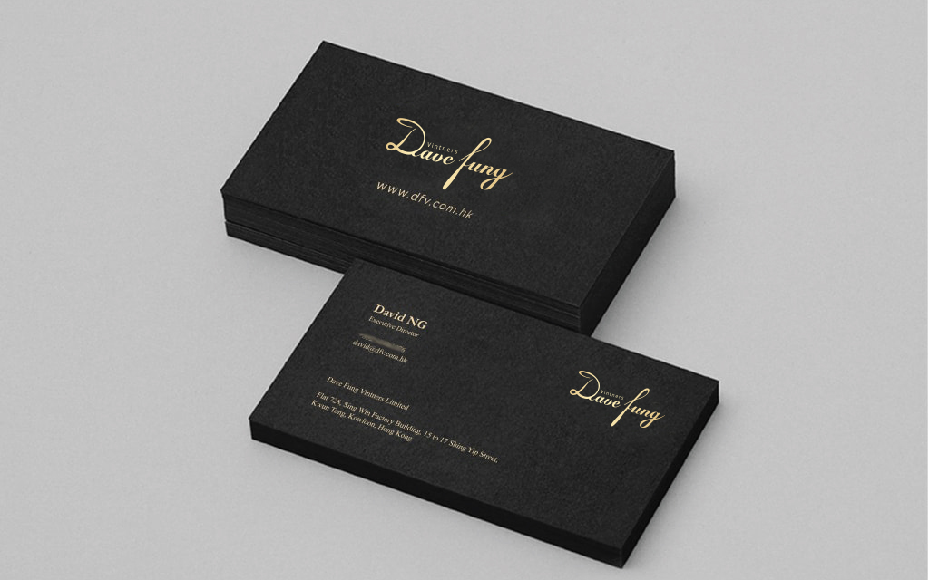 Dave Fung Vintners Branding Design